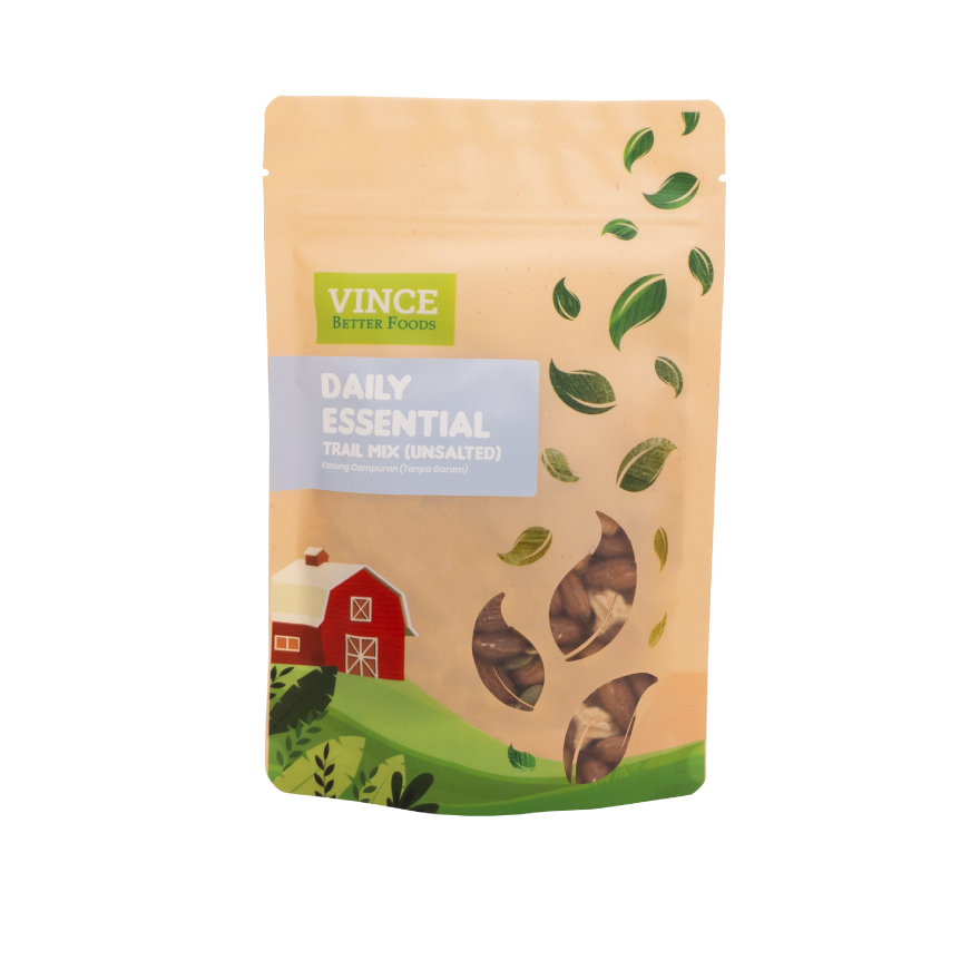 VBF (DAILY ESSENTIAL TRAIL MIX) UNSALTED - 150G