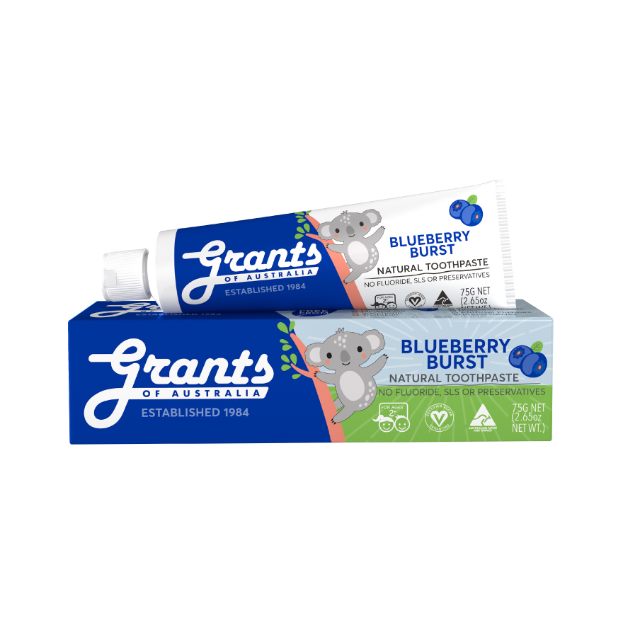 Grant's Kids Blueberry Burst Toothpaste (75g) [EXP: SEP2023]