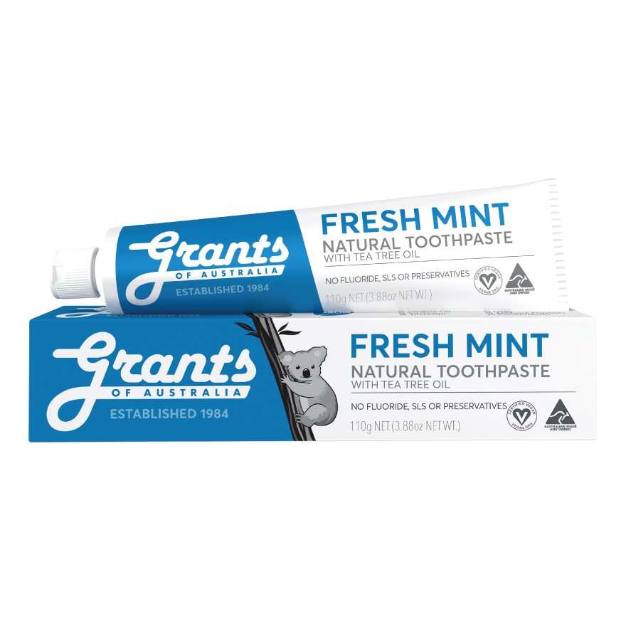 Grant's Fresh Mint With Tea Tree Oil Toothpaste (110g)