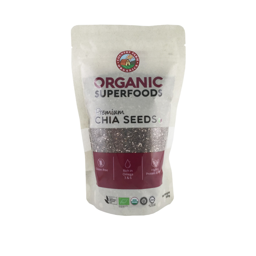 Certified Organic Chia Seeds (300g)